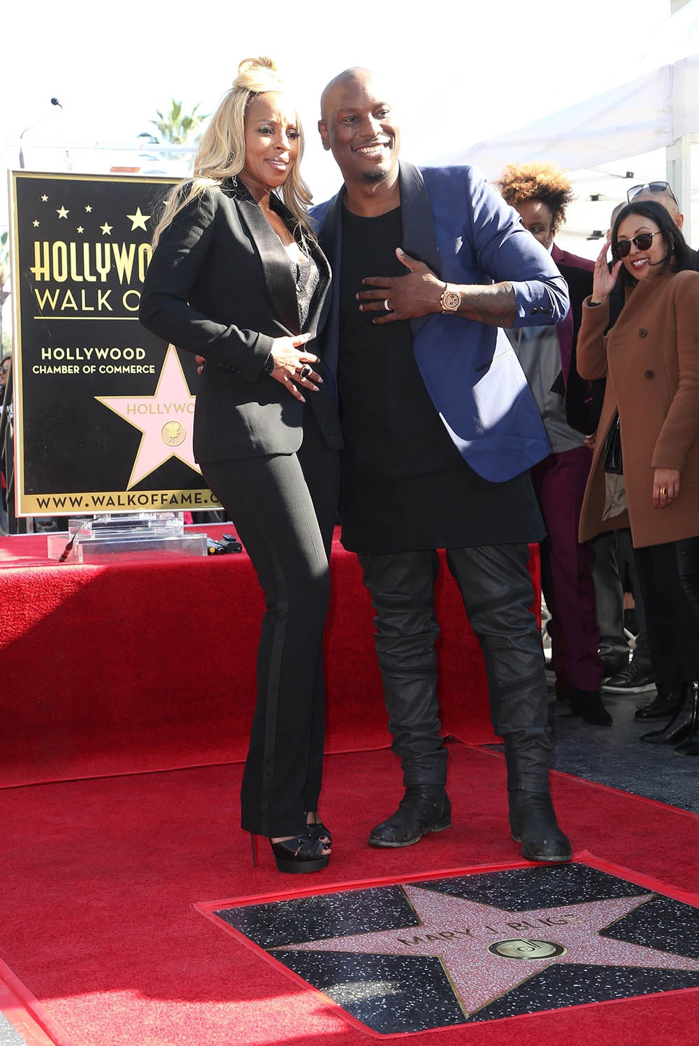 Mary J. Blige is honored with a star on The Hollywood Walk of Fame