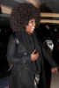 Amara La Negra arrives in LA with her Afro Wig in full bloom