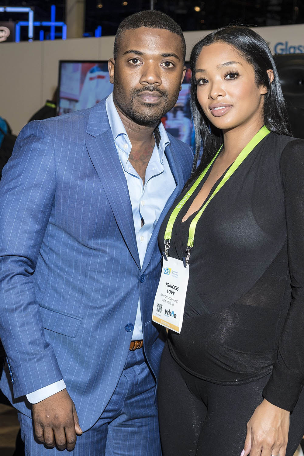 Ray J and Princess Love at CES 2018 in Las Vegas