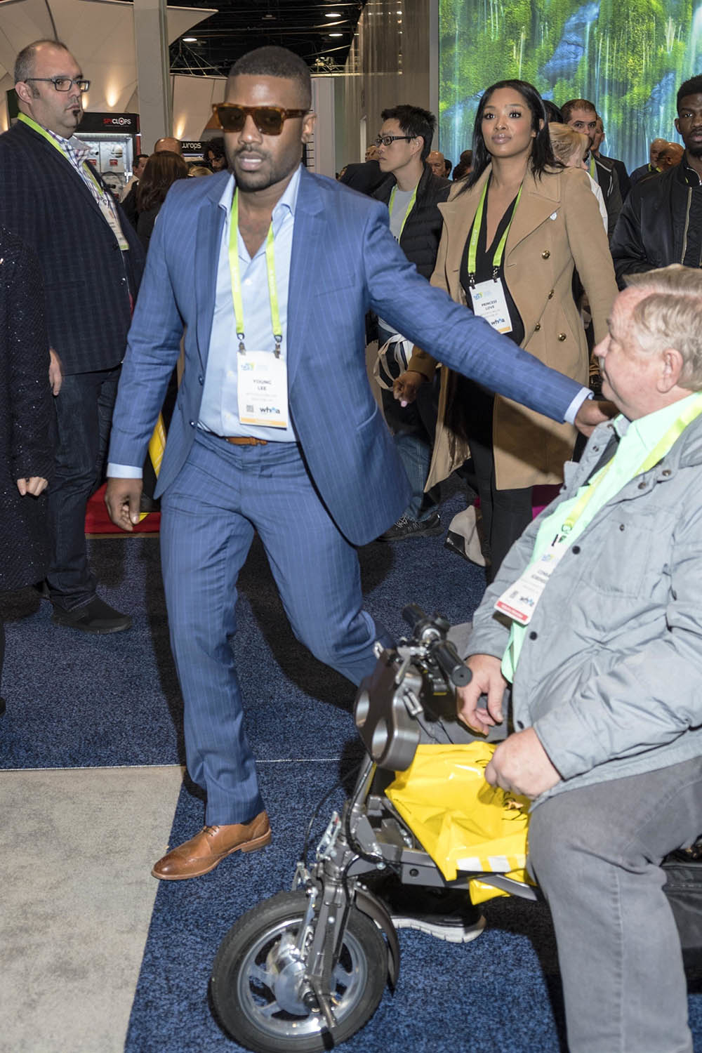 Ray J and Princess Love at CES 2018 in Las Vegas