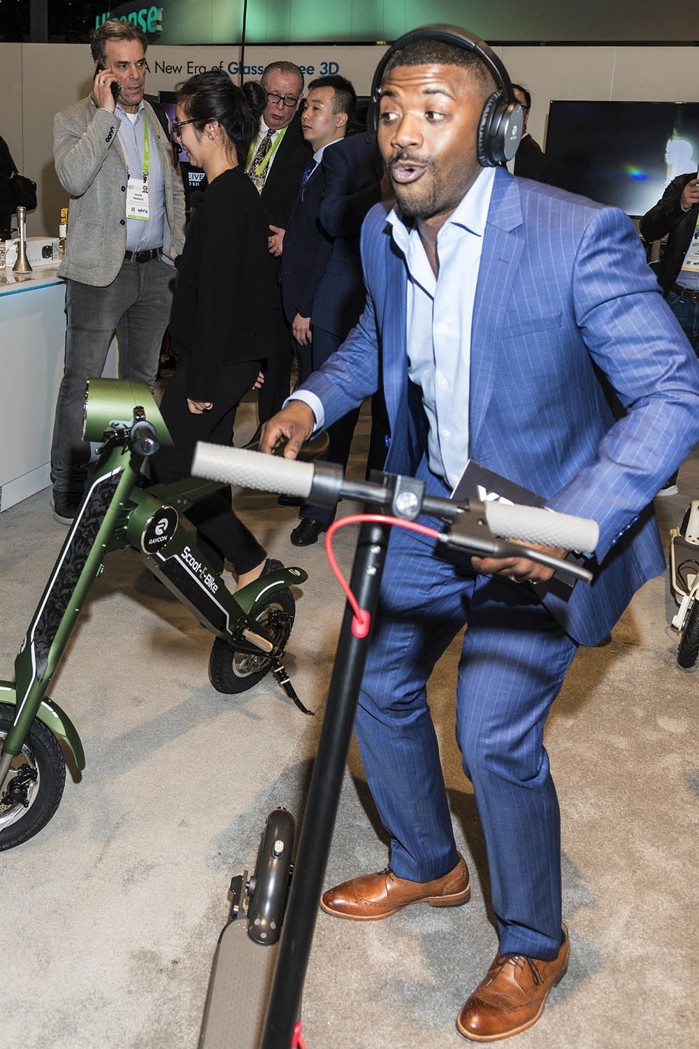 Ray J and Princess Love at CES 2018 in Las Vegas