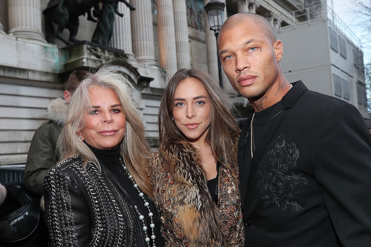 Tina Green, Chloe Green and Jeremy Meeks in Paris