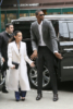 Chris Bosh and wife Adrienne enjoy lunch at Bubby's before hearing to Roc Nation brunch in NYC