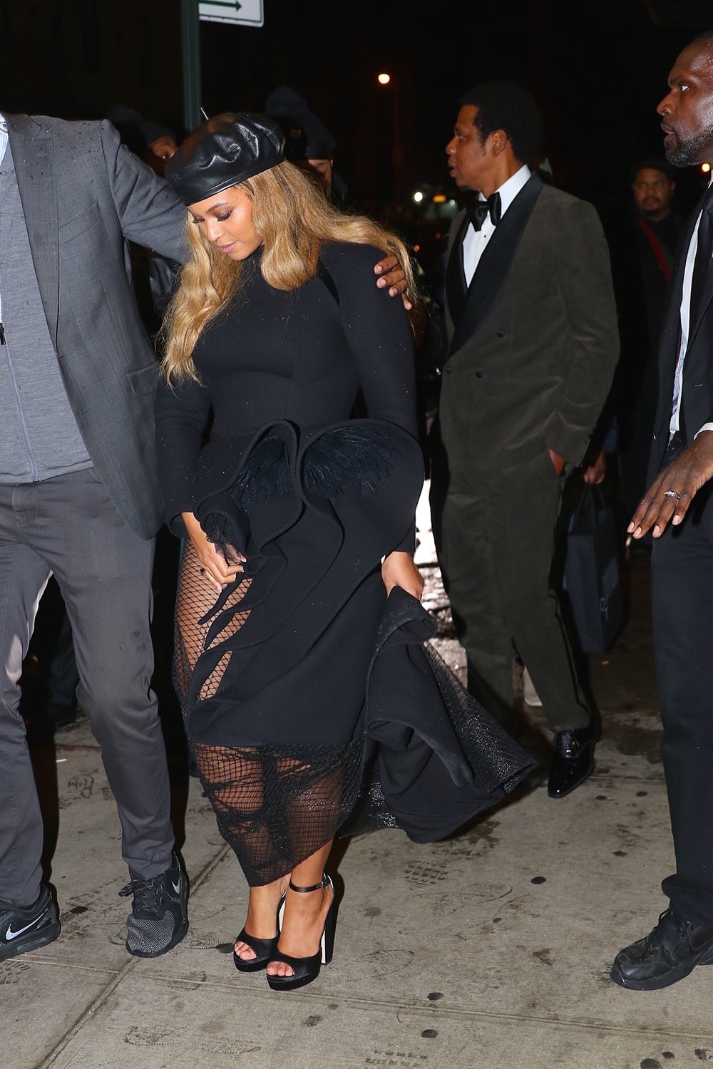 Beyonce and Jay Z celebrate after the Grammy Salute to Himself