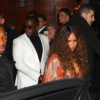 Diddy and Cassie arrive to 1OAK for a Grammy After Party