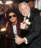 Bruno Mars with Grammys President Neil Portnow at 60th Annual GRAMMY Awards