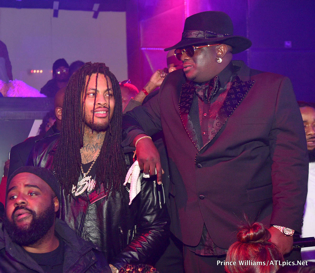 Waka Flocka and Big Bank Black at his 'No Cap' Party at Gold Room