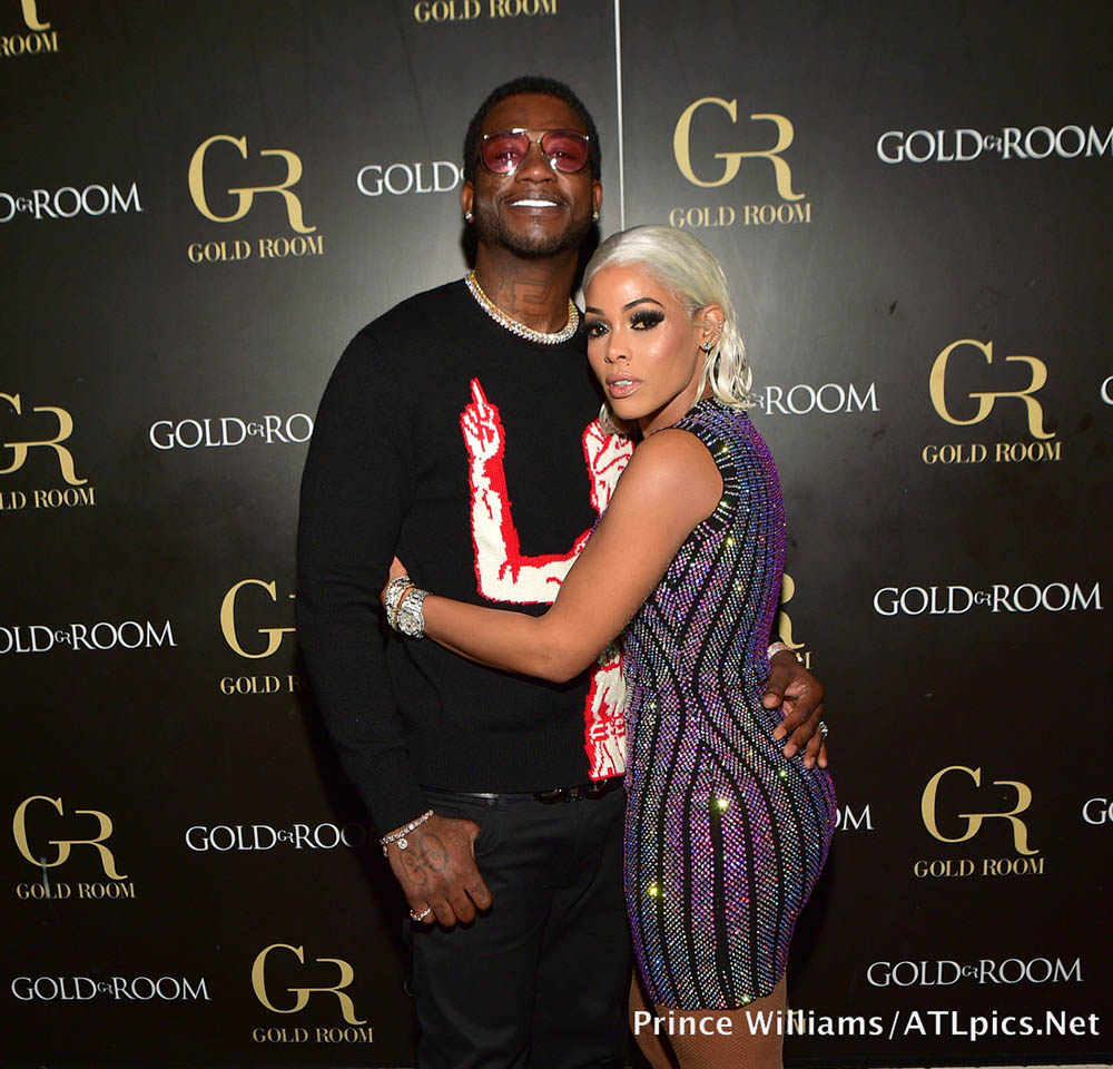 Keyshia Ka'Oir & Gucci Mane celebrate her 33rd birthday at Gold Room