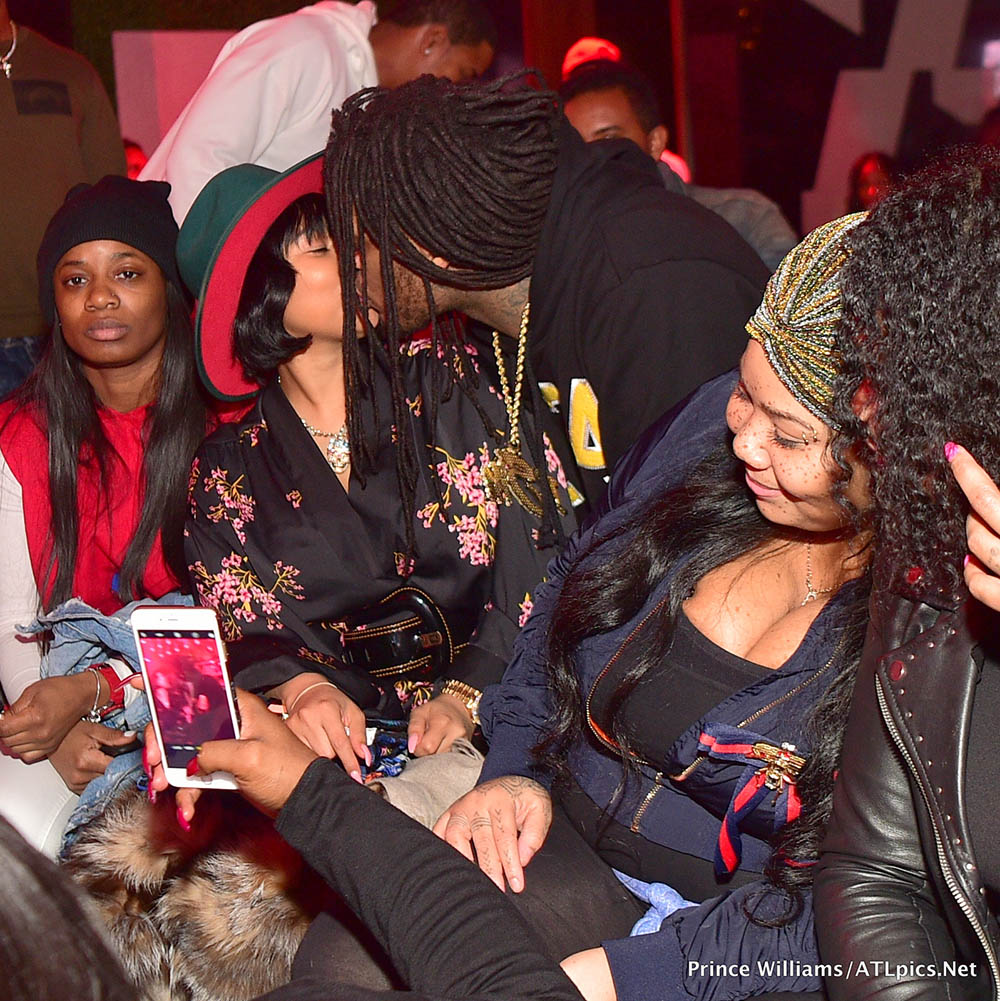 Waka Flocka & Tammy Rivera at Gold Room in Atlanta