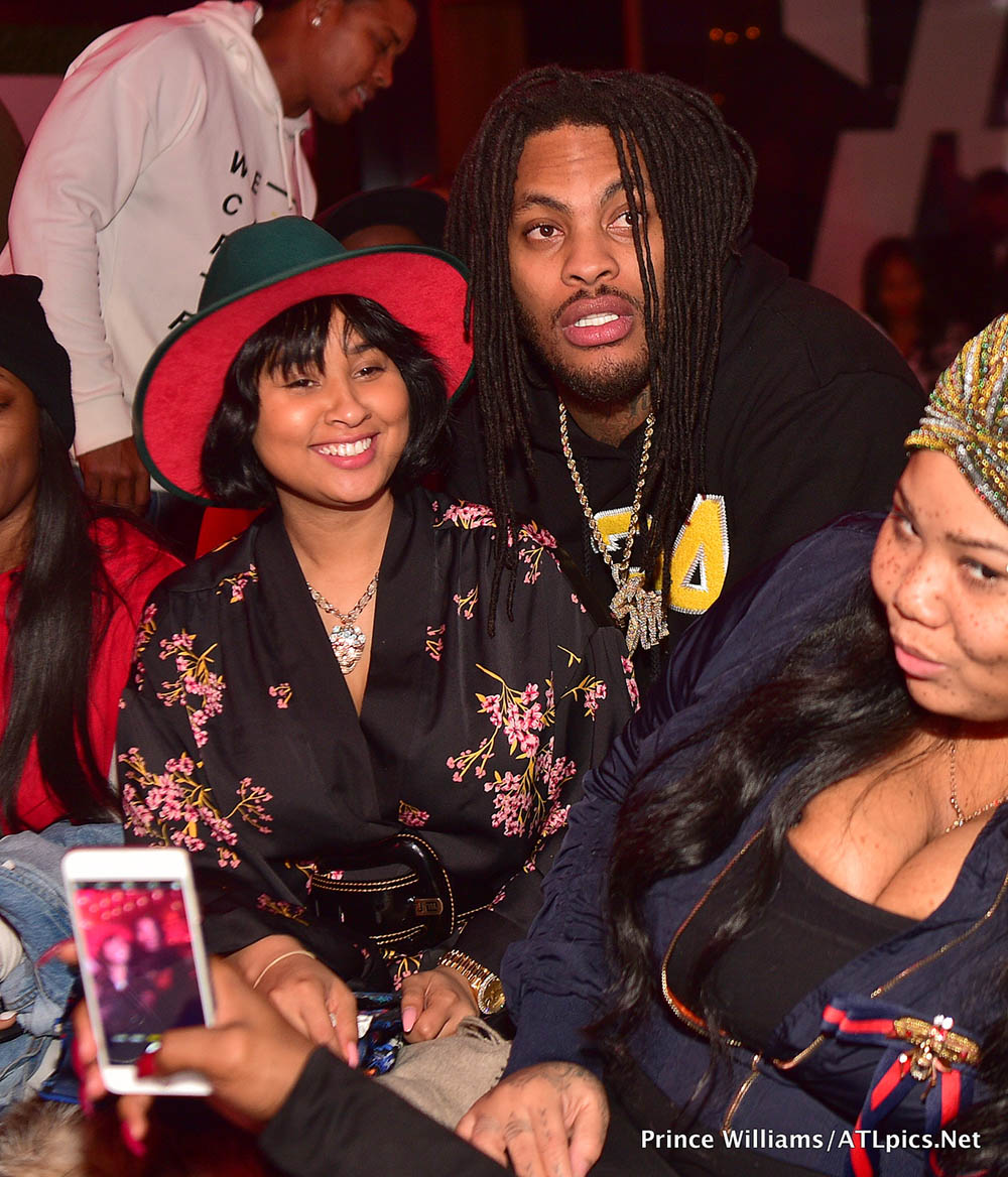 Waka Flocka & Tammy Rivera at Gold Room in Atlanta