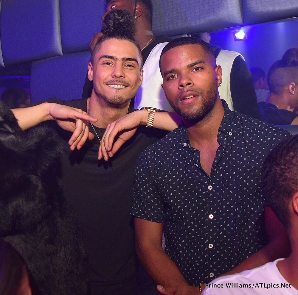 Draya Michele, Justin Combs, Quincy Brown at SL Lounge