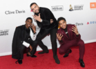 Christian Combs, French Montana, Justin Combs attend Sean Combs attend Pre-Grammy Gala Salute To JAY-Z