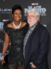 George Lucas & Mellody Hobson at World Premiere of Marvel Studios Black Panther