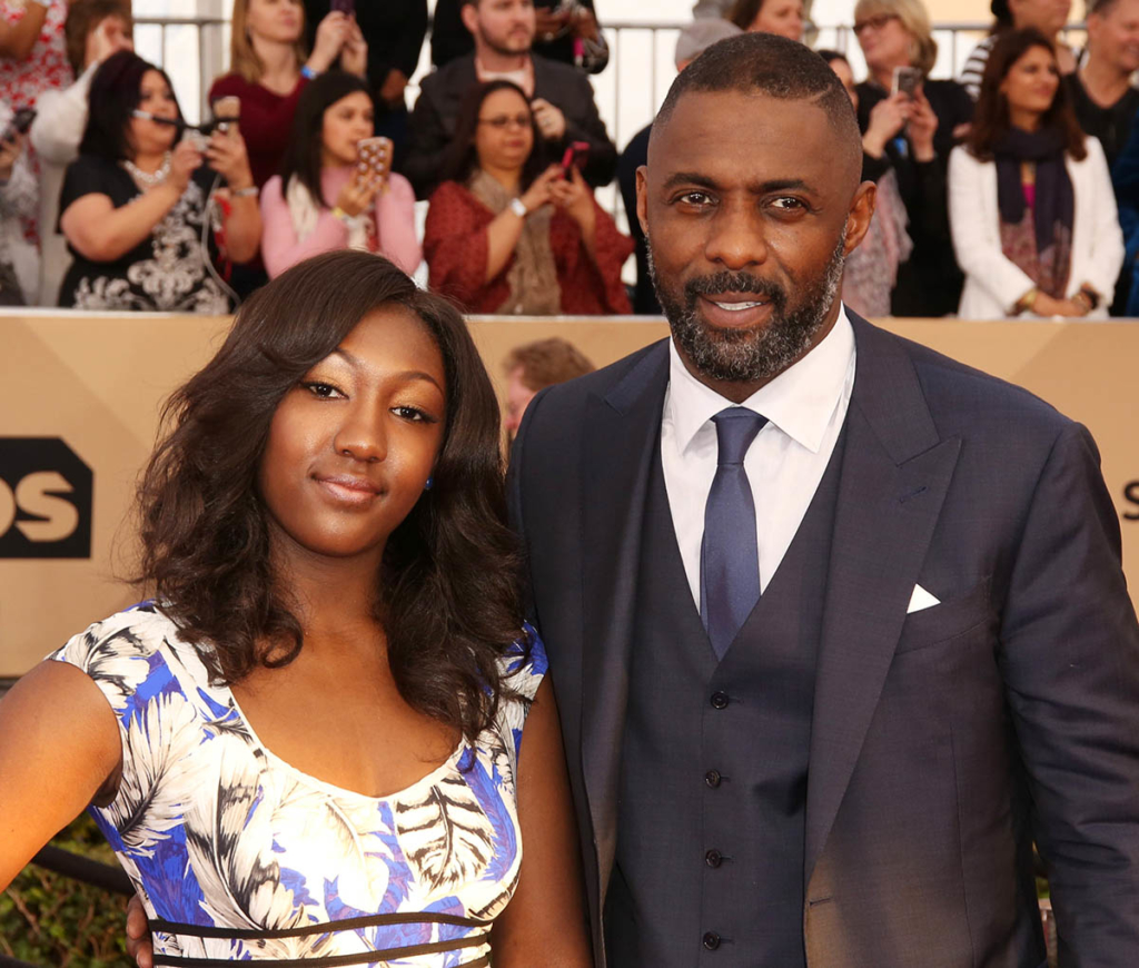 Isan Elba and dad Idris Elba attend 2nd Annual Screen Actors Guild Awards in LA