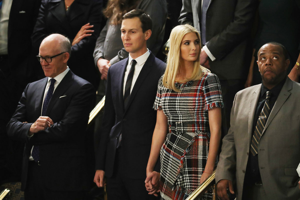 Jared Kusner and Ivanka Trump attend the State of the Union address
