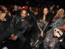 Kendrick Lamar and Rihanna attend the 60th Annual GRAMMY Awards