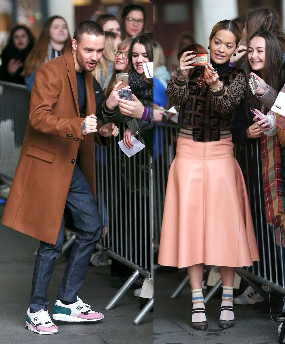 Rita Ora and Liam Payne Meet Fans After a Radio Appearance in London