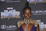 Lupita Nyongo at Film Premiere of Black Panther