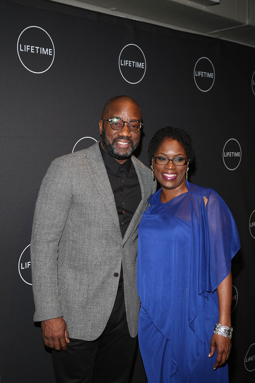 Malik Yoba, Antoinette Tuff at Lifetime Premiere of Faith Under Fire