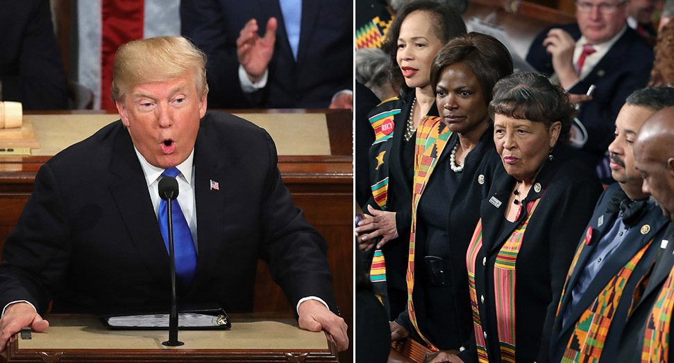 President Trump Addresses The Nation In His First State Of The Union Address