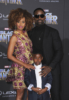 Sterling K. Brown & family at Film Premiere of Black Panther
