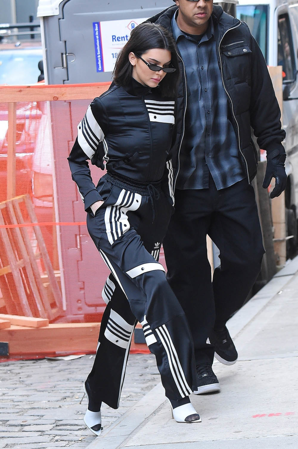 Kendall Jenner and Hailey Baldwin leave Adidas Party