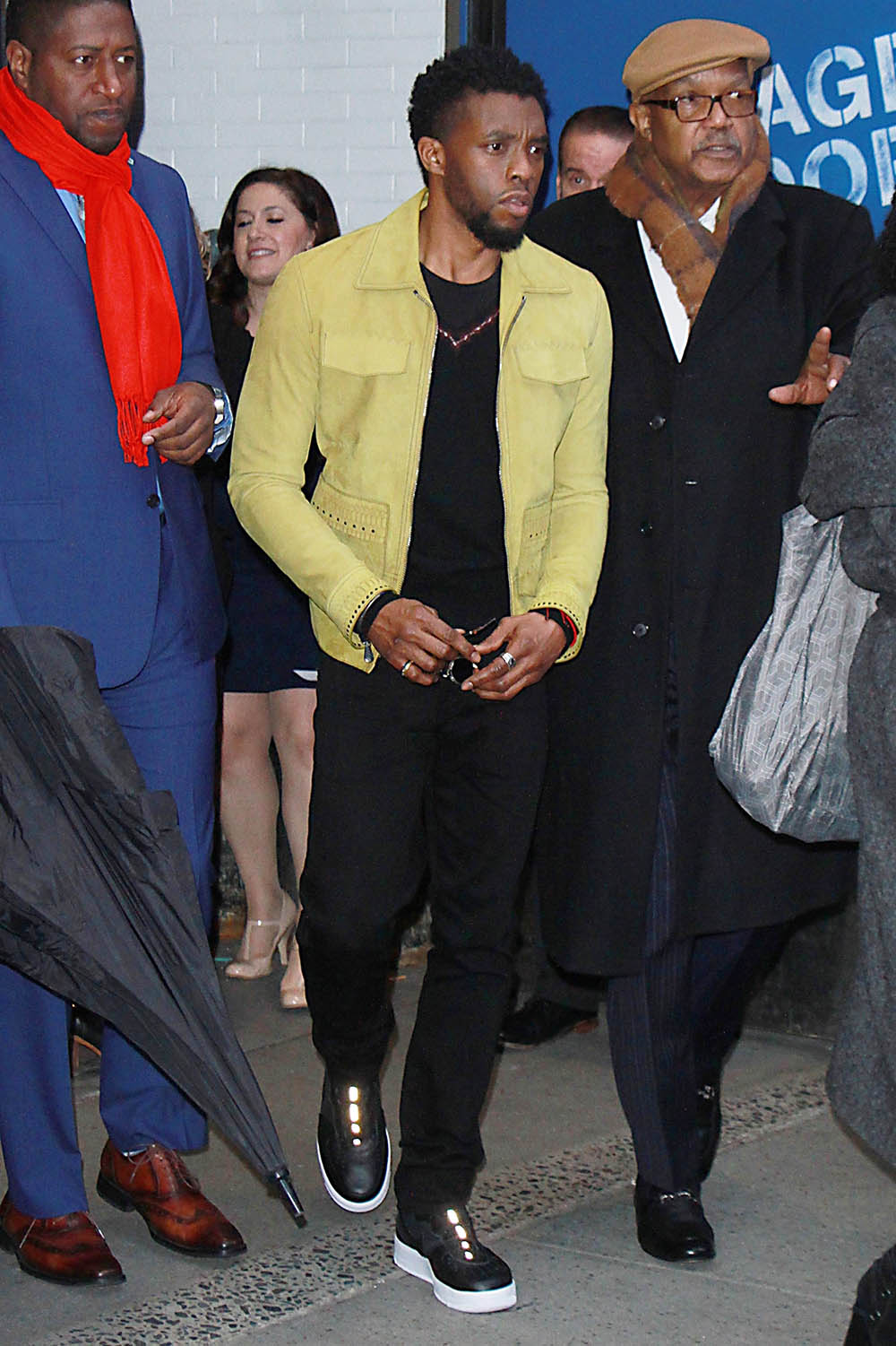 Chadwick Boseman visits “Good Morning America” | Sandra Rose