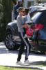 Charlize Theron and daughter August in LA