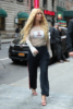 Iggy Azalea wearing a custom 'Out Of Order' shirt in New York City