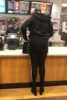 EJ Johnson spotted at a Fat Burger in Westwood