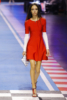 Nandy Nicodeme at The Tommy Hilfiger fashion show in Milan