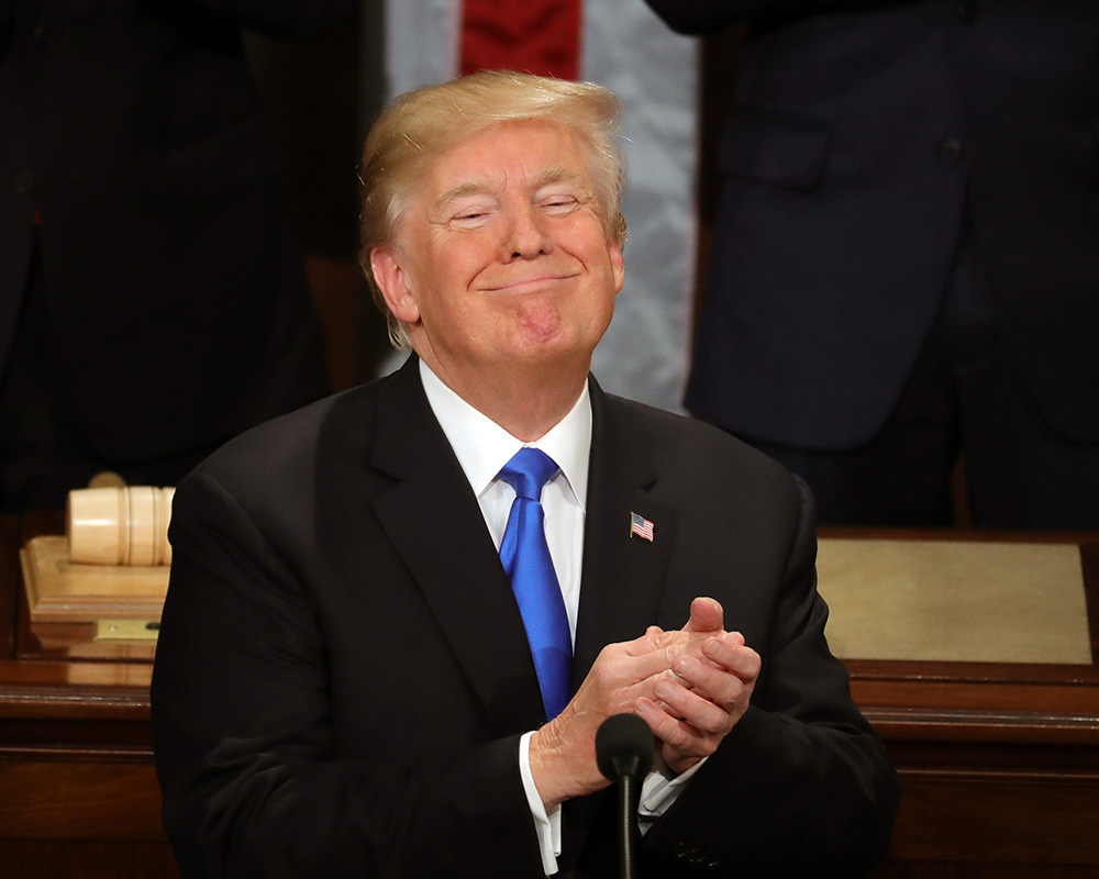 President Trump Addresses The Nation In His First State Of The Union Address