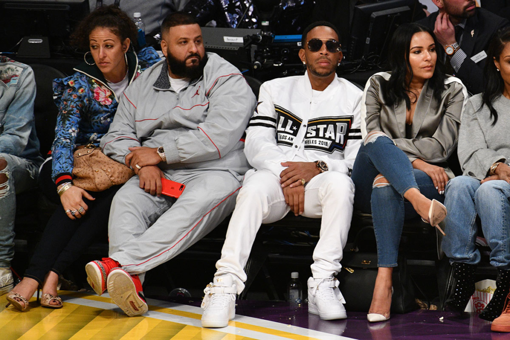 Nicole Tuck, DJ Khaled, Ludacris, Eduoxie attend NBA All-Star Game