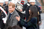 Prince Harry and Meghan Markle visit Edinburgh Castle