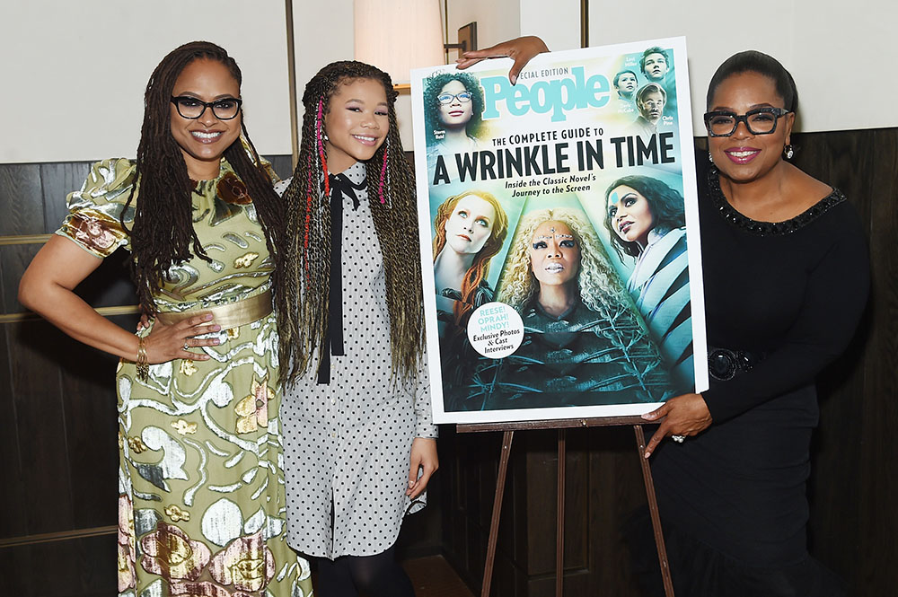 Ava DuVernay, Storm Reid, and Oprah Winfrey