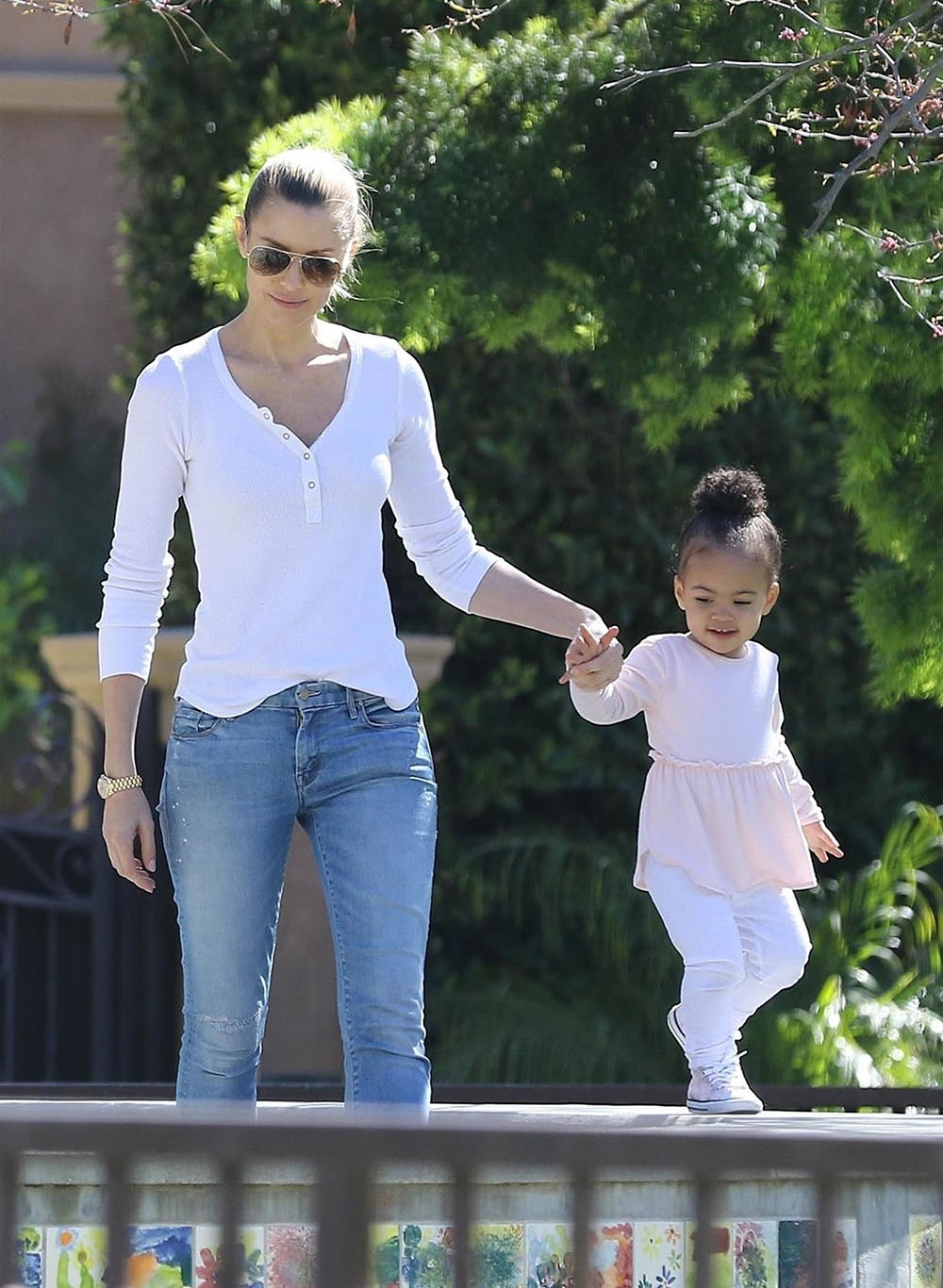 Paige Butcher And Daughter Izzy Spend Time At The Park Sandra Rose