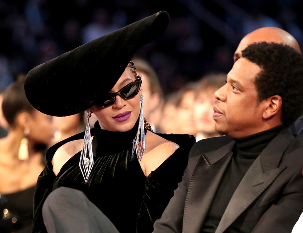Beyonce and JAY-Z at 60th Annual GRAMMY Awards