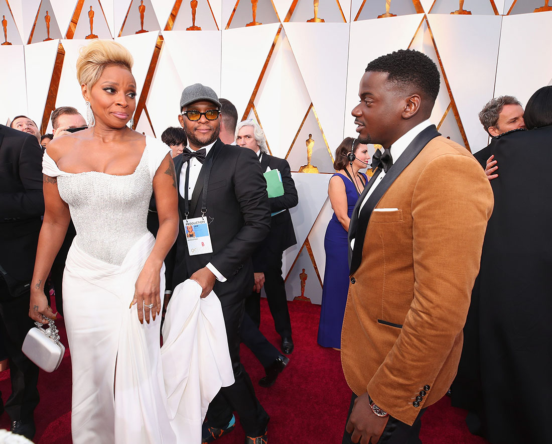Mary J Blige & Daniel Kaluuya at the 90th Annual Academy Awards
