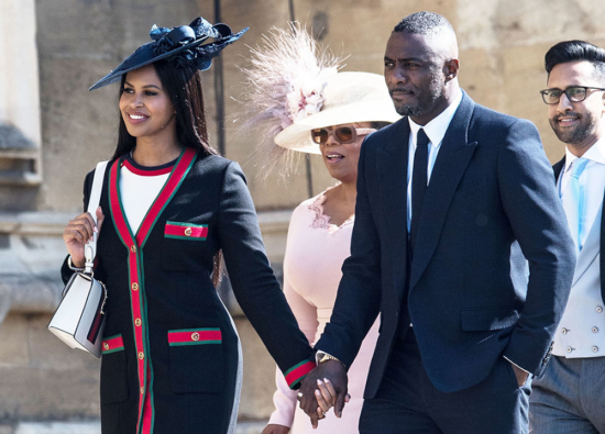 Idris Elba & Sabrina Dhowre attend the wedding of Prince Harry and ...