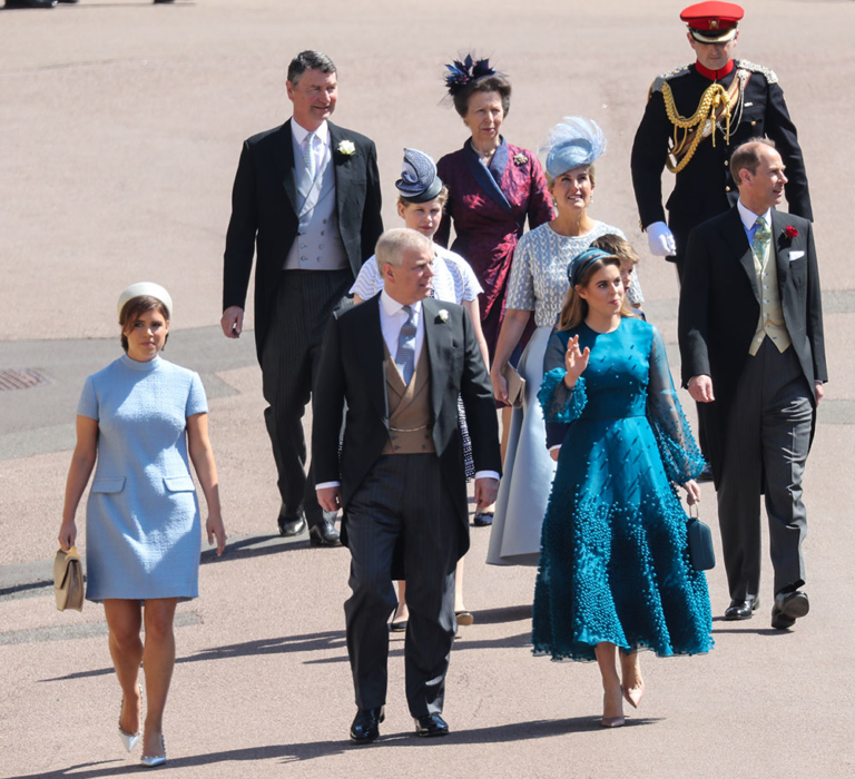 Mike Tindall, Zara Tindall, and Zara Phillips attend The wedding of ...