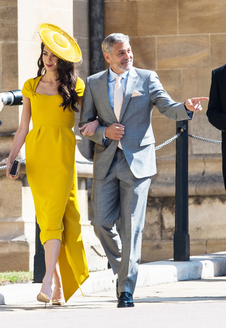 George Clooney, Amal Clooney at The wedding of Prince Harry and Meghan ...