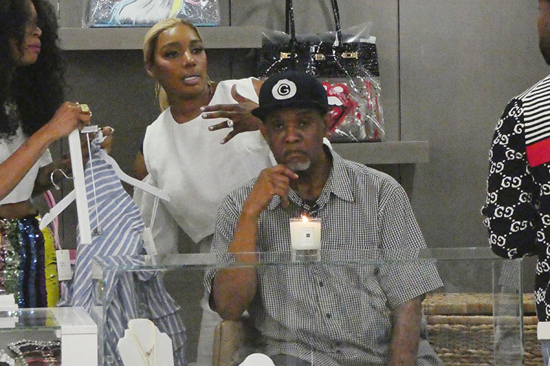 PICS RHOA Cast Gregg Leakes Attend NeNe Leakes Grand Opening in