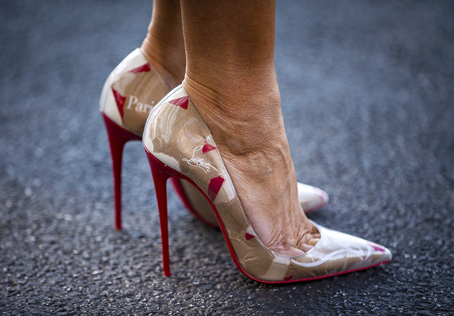 Celebrity Style: Melania Trump Wearing Christian Louboutin | Sandra Rose