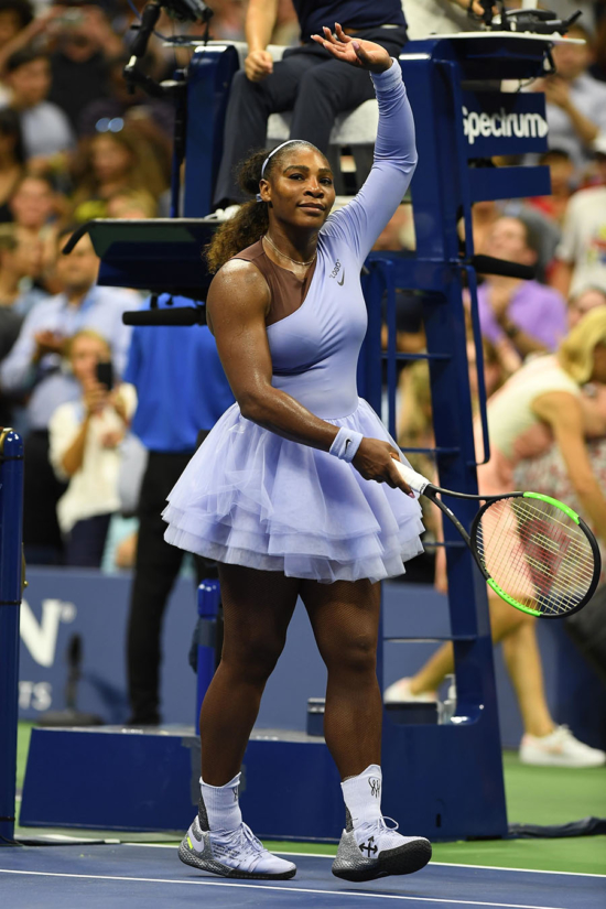 Serena Williams Slays In Lavender Tutu At Us Open 5964