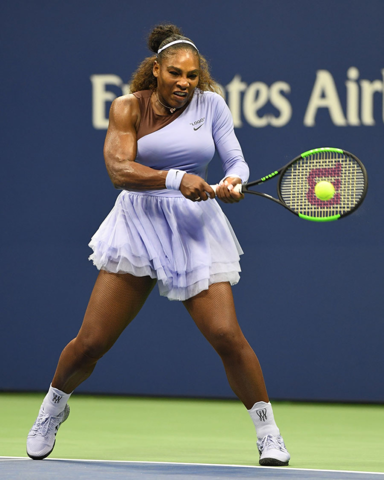 Serena Williams Slays In Lavender Tutu At Us Open 2054