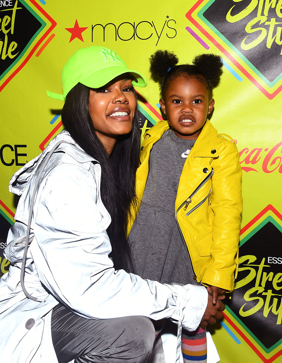 Teyana Taylor And Daughter Junie Attend 2018 Essence Street Style Festival On September 9 2018 