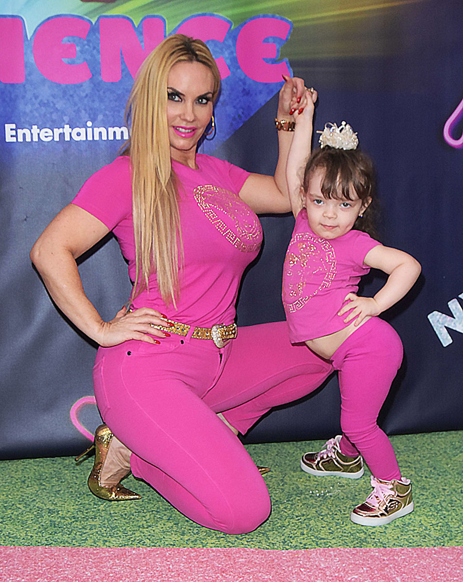 Coco Austin dresses up her baby daughter Chanel in pearls for