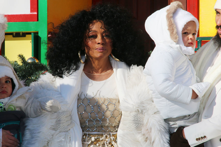 Diana Ross and her family attend the 92nd annual Macy’s Thanksgiving