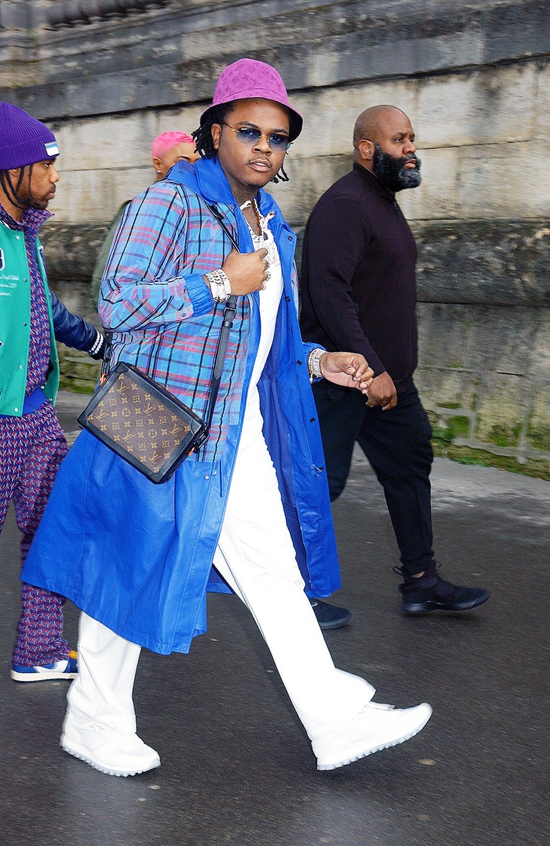 Rapper Gunna attends the Louis Vuitton Menswear Fall/Winter 2019-2020