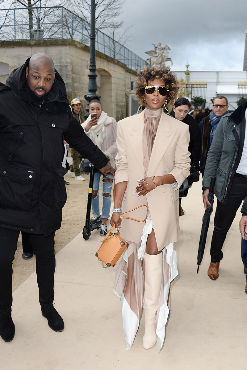 Fashion: Stars Attend Louis Vuitton Menswear F/W 2019-2020 Runway Show